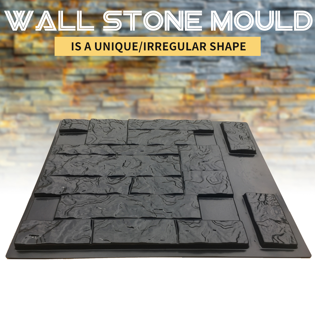 Esplic Walk Maker Mould 1 Pair Footprint Shape Concrete Stepping Stone Mold Floor Tile ABS Floor Mould for Lawns Parks Gardens Beaches Path