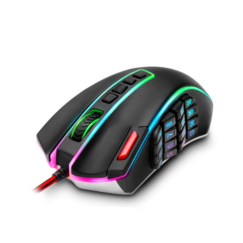 

Redragon M990 24 Buttons 100-24000 DPI USB Wired 5 Colors RGB Backlight Ergonomic Programmable Optical Gaming Mouse