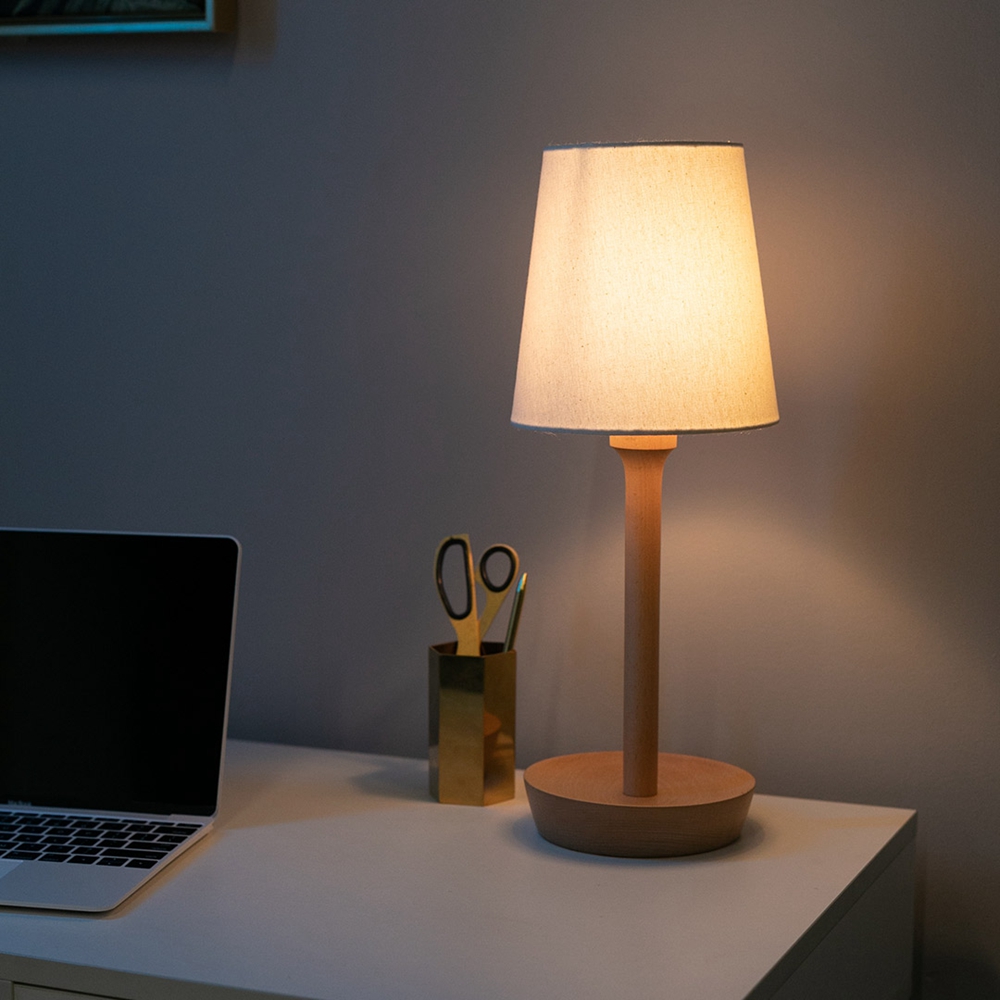 

BelaDESIGN Wood LED Table Desk Lamp Adjustable Lampshade Stepless Dimming Reading Light from Xiaomi Youpin