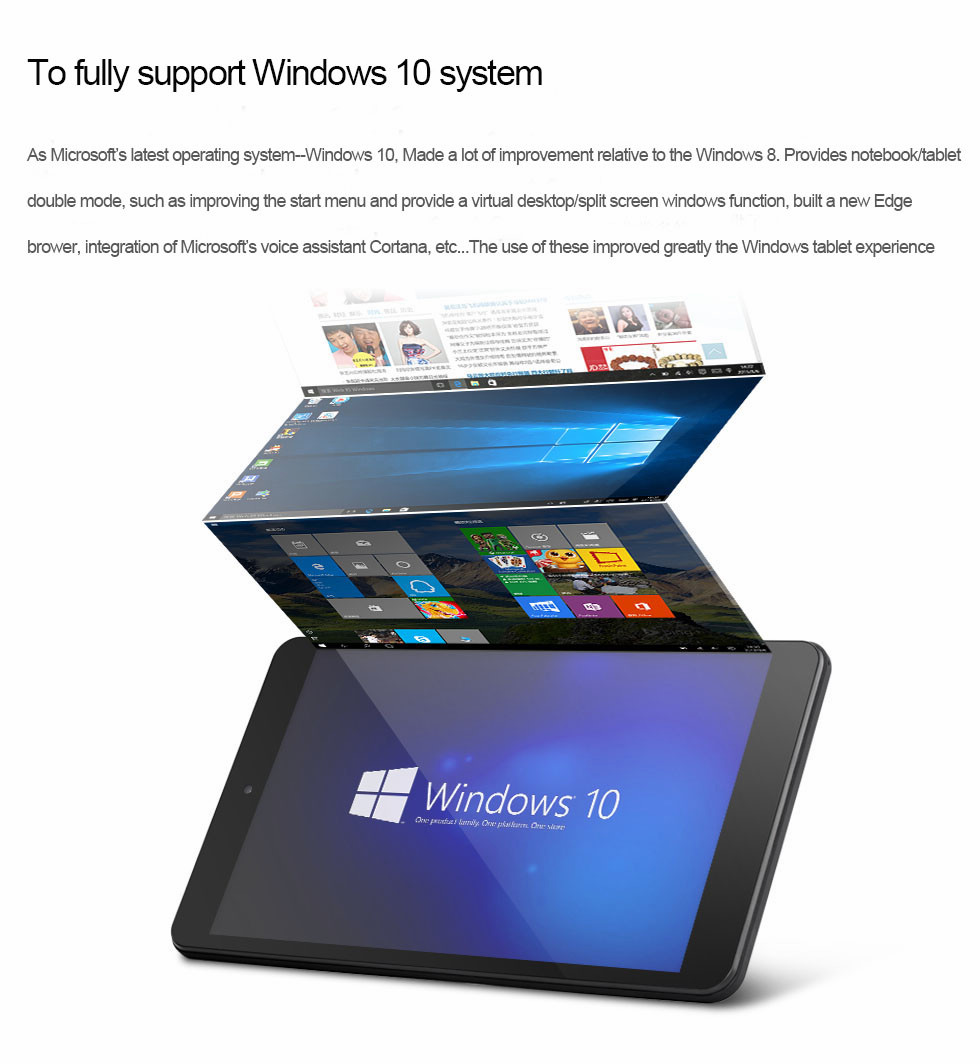 PIPO W2Pro Intel Cherry Trail Z8350 Quad Core 2GB RAM 32GB ROM 8 Inch Windows 10 Tablet 30