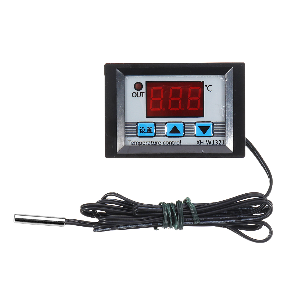 

XH-W1321 0.1 Mini Digital Thermostat Embedded Digital Display Switch Temperature Controller With Waterproof NTC Sensor M