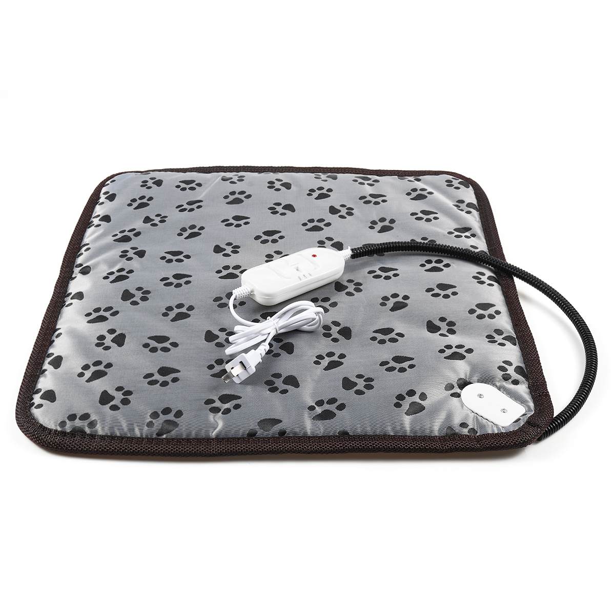 

Pet Electric Heating Mat Cushion Waterproof Puppy Dog Cat Heated Pad Winter Warmer