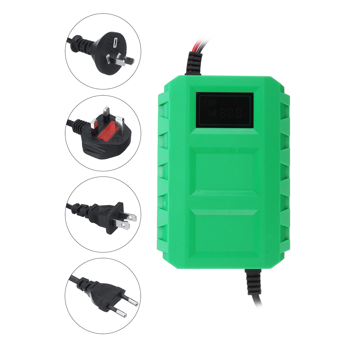 

12V 20A Lead Acid Батарея Зарядное устройство для электрических велосипедов Универсальное зарядное устройство Батарея