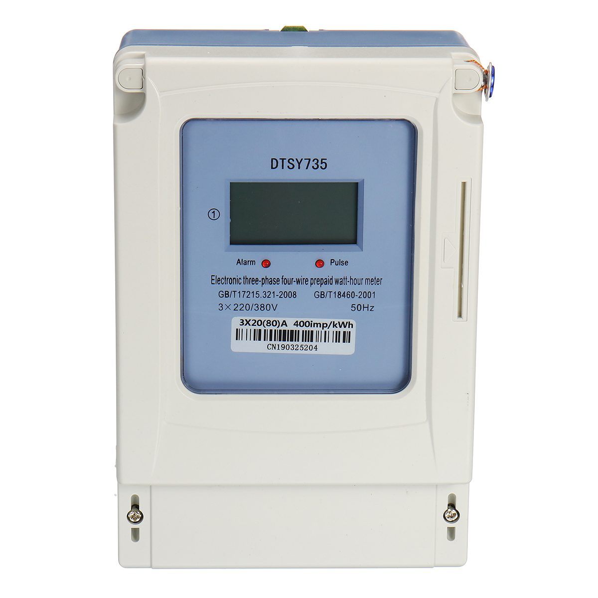 

3-phase 4-wire 3x 220/380V LCD Display Prepayment Energy Electric Card Meter Multiple User