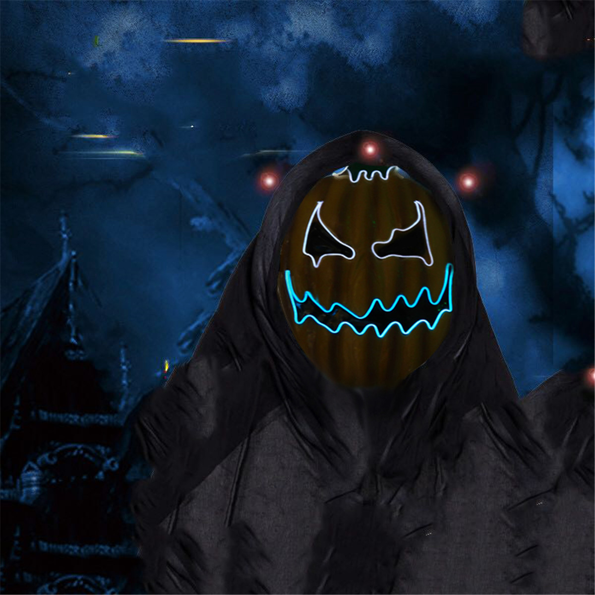 

Halloween LED Light Mask Pumpkin Masks Carnival Night Cosplay Costume Prop Decor