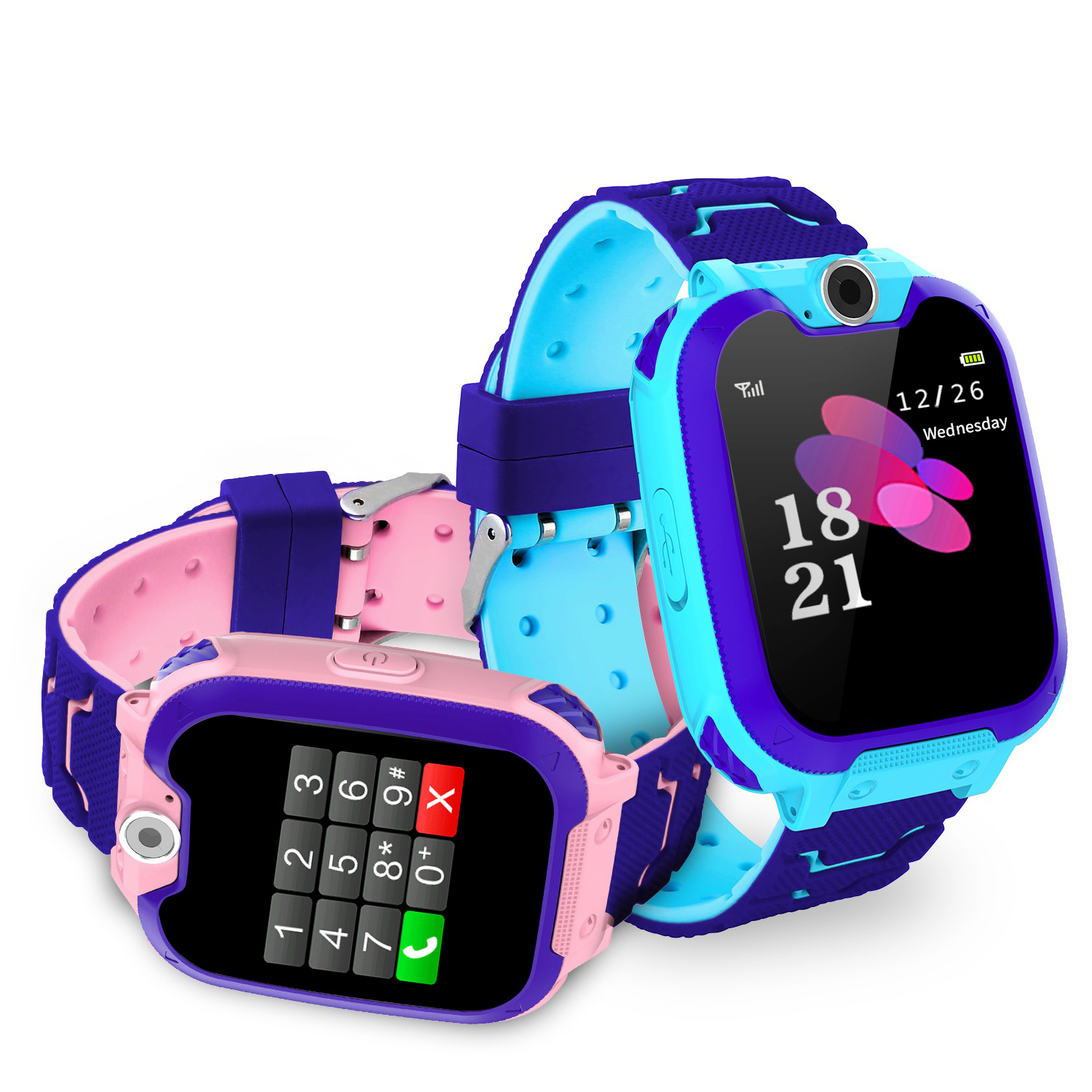 

Bakeey S11 1.54' GSM Location One-key SOS Camera Music Player 480mAh Large Battery Kids Watch Smart Watch