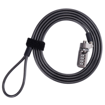 

4 Digit Laptop Lock Security Cable Password Protections Anti Theft