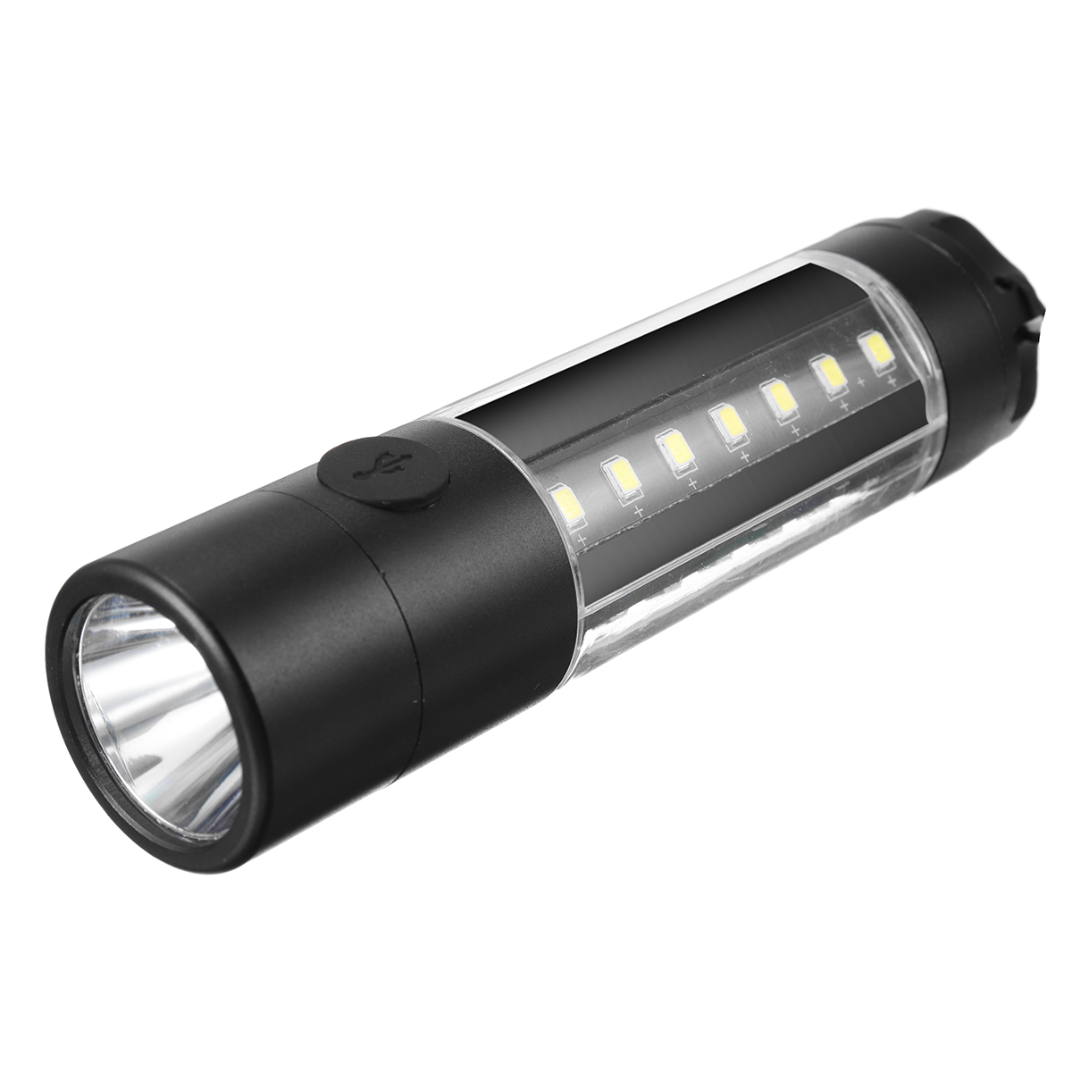 

T6 LED COB 6 режимов USB перезаряжаемый 18650/14500 фонарик Кемпинг Аварийное предупреждение об охоте Лампа