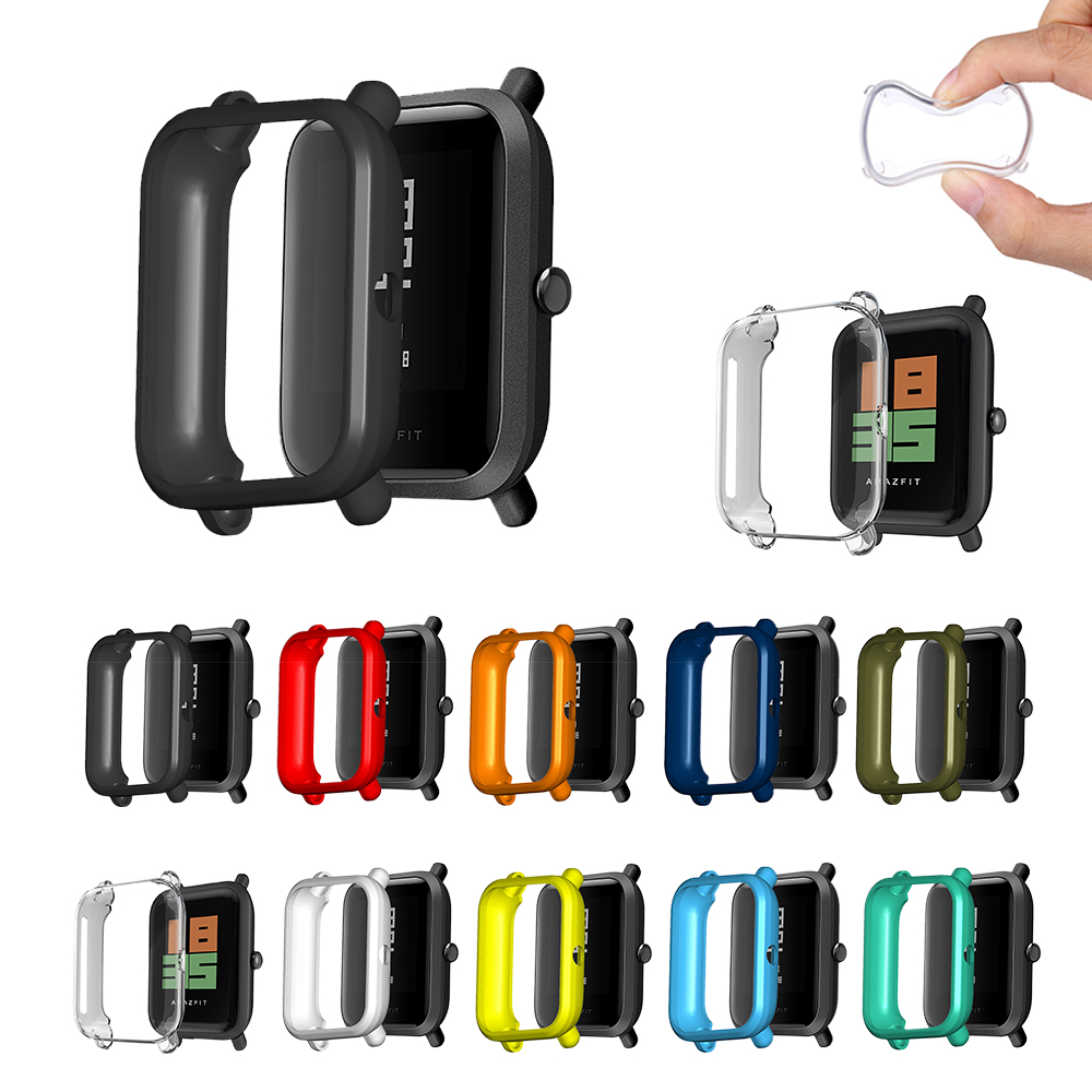 

Bakeey Colorful ТПУ Защитный Чехол Часы-протектор для Amazfit Bip Pace / Bip Lite Умные часы