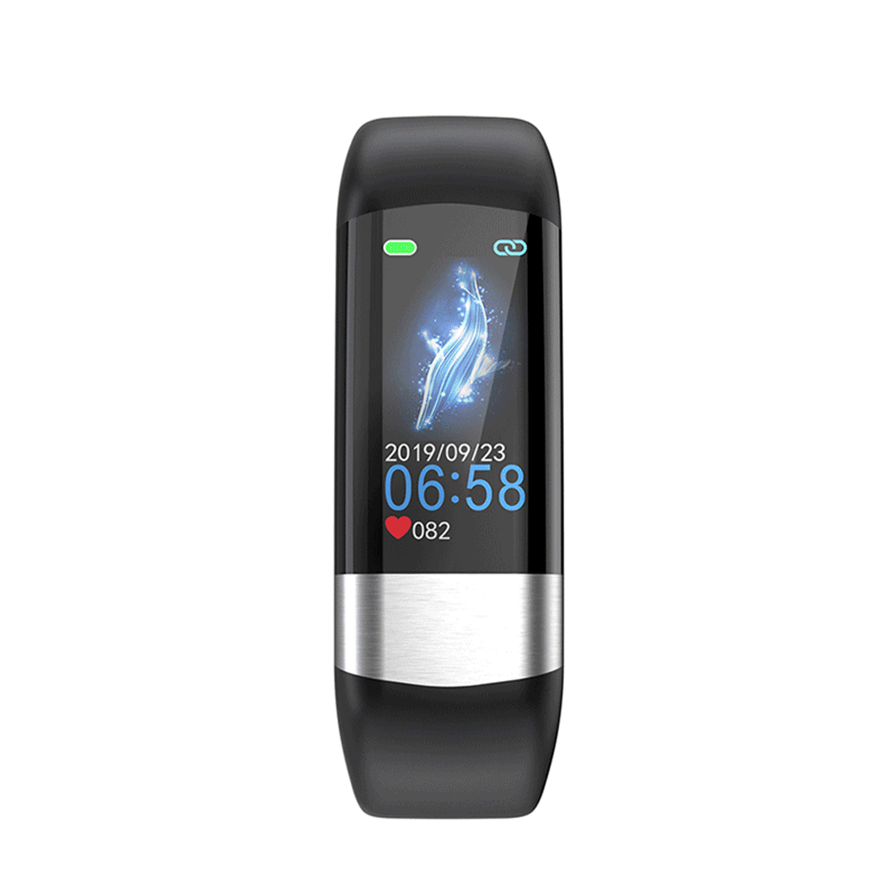 

XANES® K03 PLUS 0.96in Color Touch Screen IP67 Waterproof Smart Watch HR BP spO2 Monitor Call ID Lookup Phone Fitness Tracker Sports Bracelet