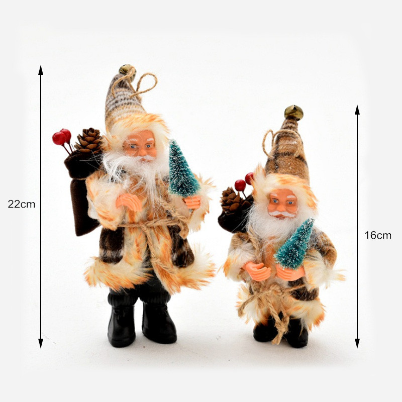 Xmas Stand Santa Claus Doll Toy Home Christmas Tree Hanging Decoration ...