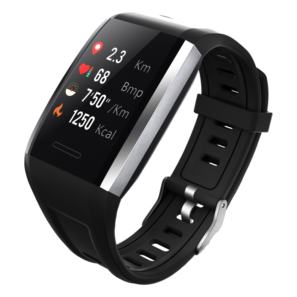

Bakeey Q7 Dynamic Heart Rate 30m Waterproof Diving 8 Sports Mode Message SMS Reminder Smart Watch Band