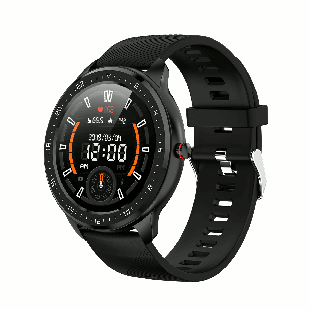 

Bakeey Z06 1.3' Full Round Touch Screen Wristband Heart Rate Blood Pressure Monitor Multiple Dial Camera Control Smart W