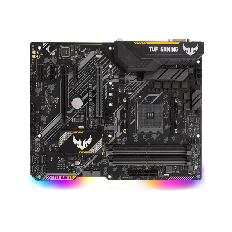 

ASUS TUF B450-PLUS GAMING B450 Chip DDR4 32Gbps M.2 ATX Motherboard Mainboard for AMD Socket AM4