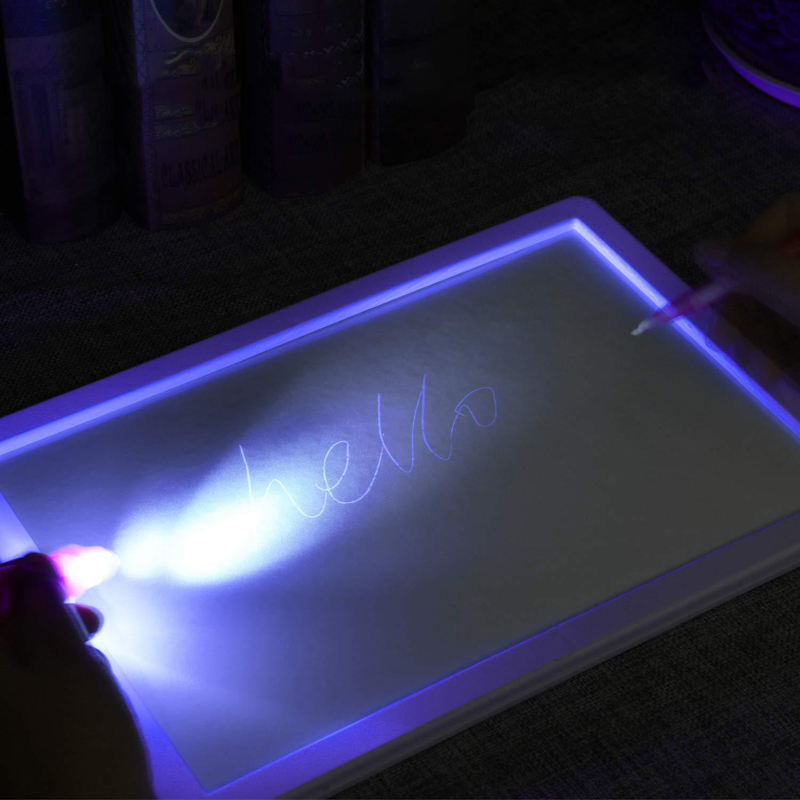 A3 Size 3D Children's Luminous Drawing Board Toy Draw with Light Fun for Kids Family 15