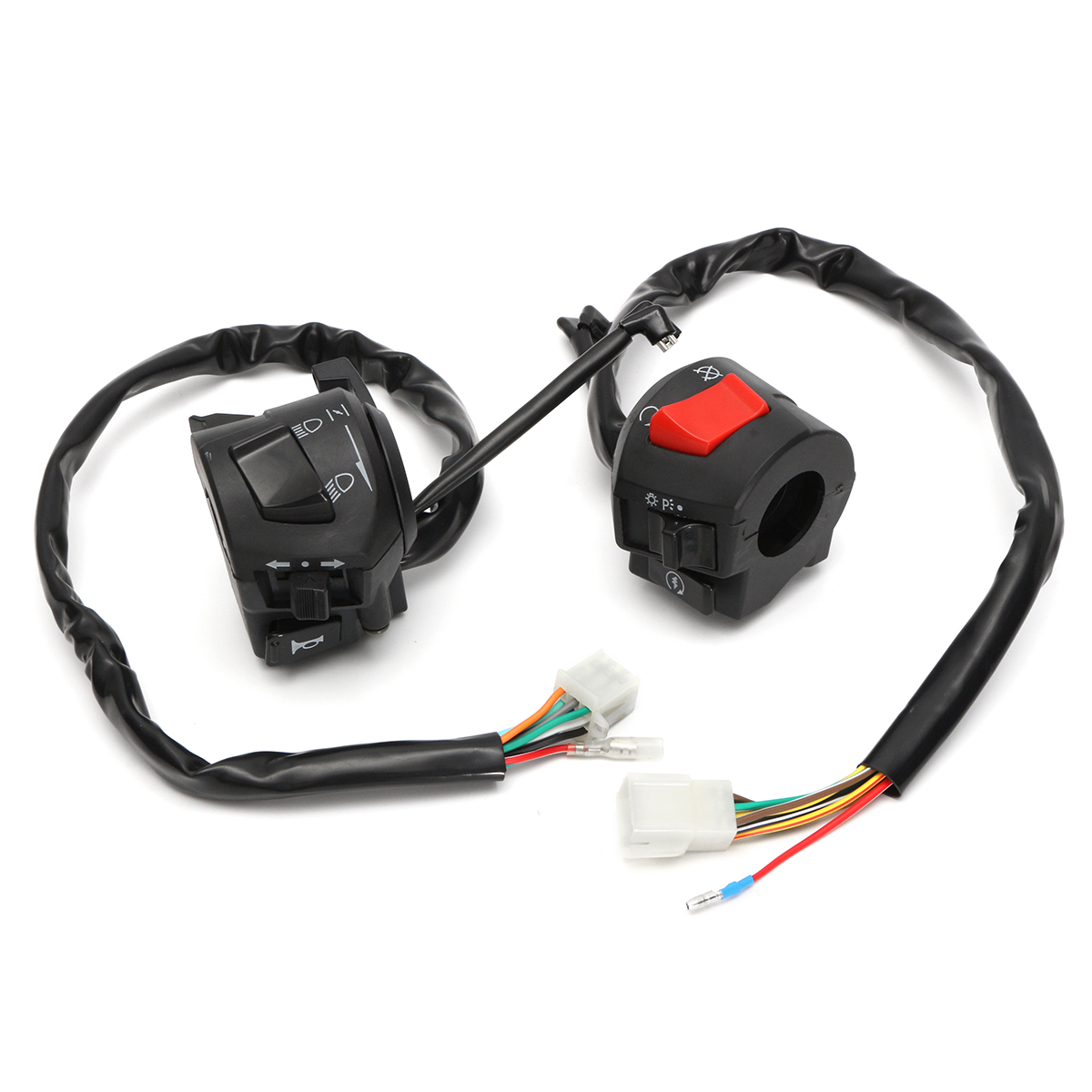 

7/8inch 12V Motorcycle Handlebar Horn Turn Signal Light Headlight Control Start Switch