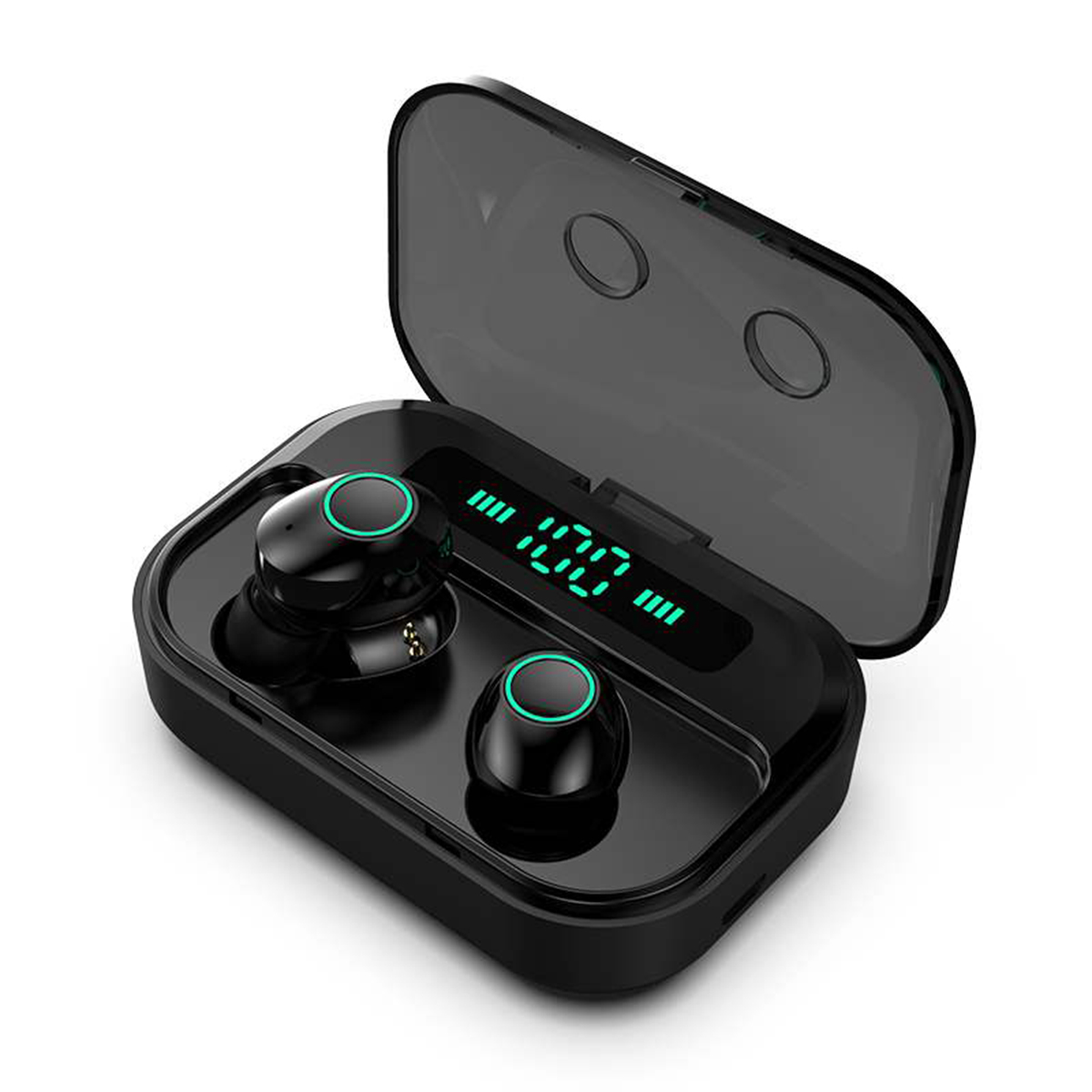 

Mini Portable TWS bluetooth 5.0 Wireless Earbuds Smart Touch IPX7 Waterproof 3600mAh Power Bank Earphone with Mic