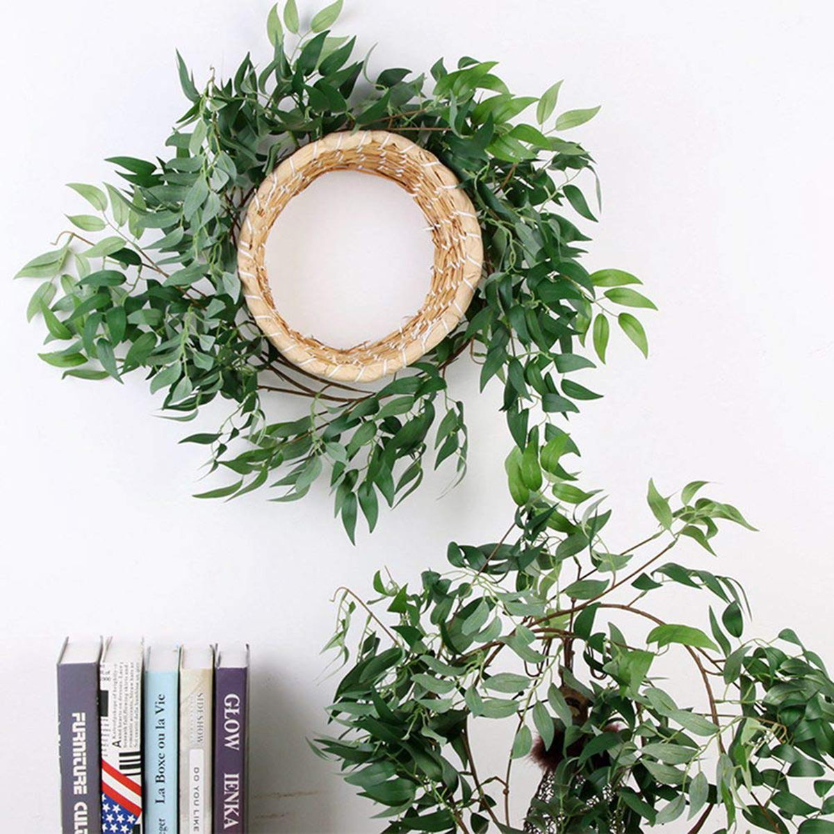 

67" Artificial Willow Vines Plant Greenery Garland Wreath Leaves Hanging Wedding Decor Supplies