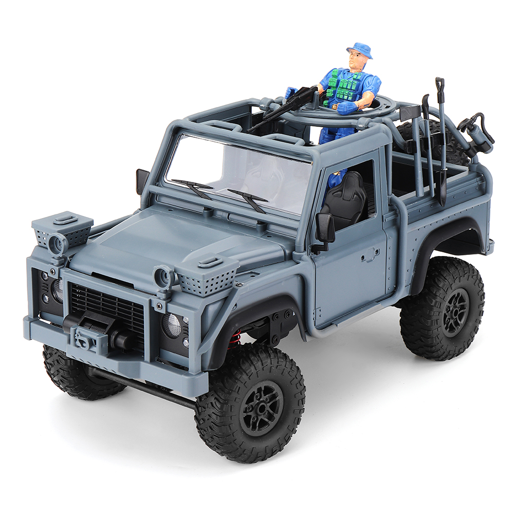 

MN Model MN96 1/12 2.4G 4WD Proportional Control Rc Car with LED Light Climbing Off-Road Truck RTR Toys Blue