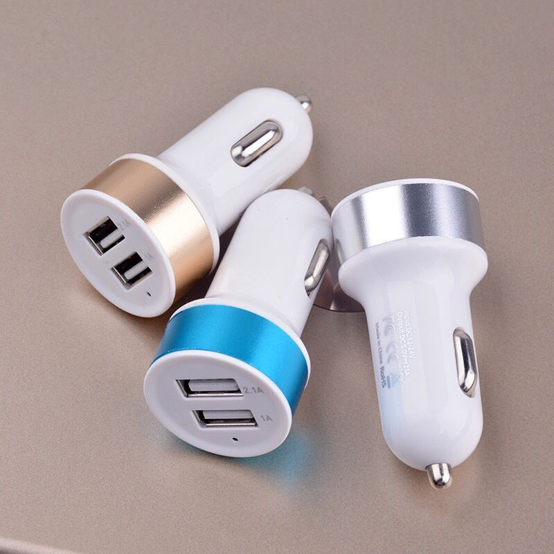 

DC5V 3.1A Dual USB Car Charger Smart Protection Ci garette Socket for Phone Electronic Device