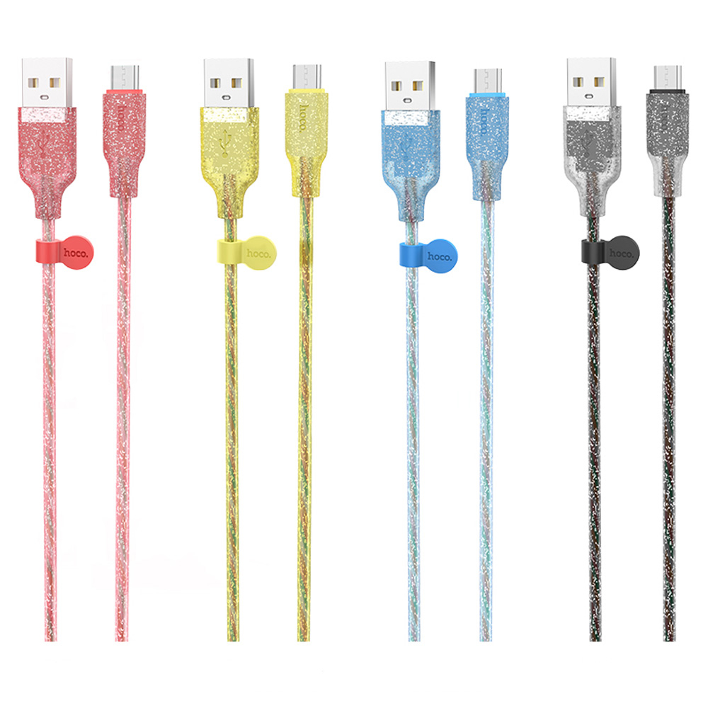 

HOCO 2.4A Type C Micro USB Colorful Fast Charging Data Cable For Huawei P30 Pro Mate 30 Xiaomi Mi9 9Pro Redmi 7A Redmi 6Pro OUKITEL Y4800 S10+ Note10