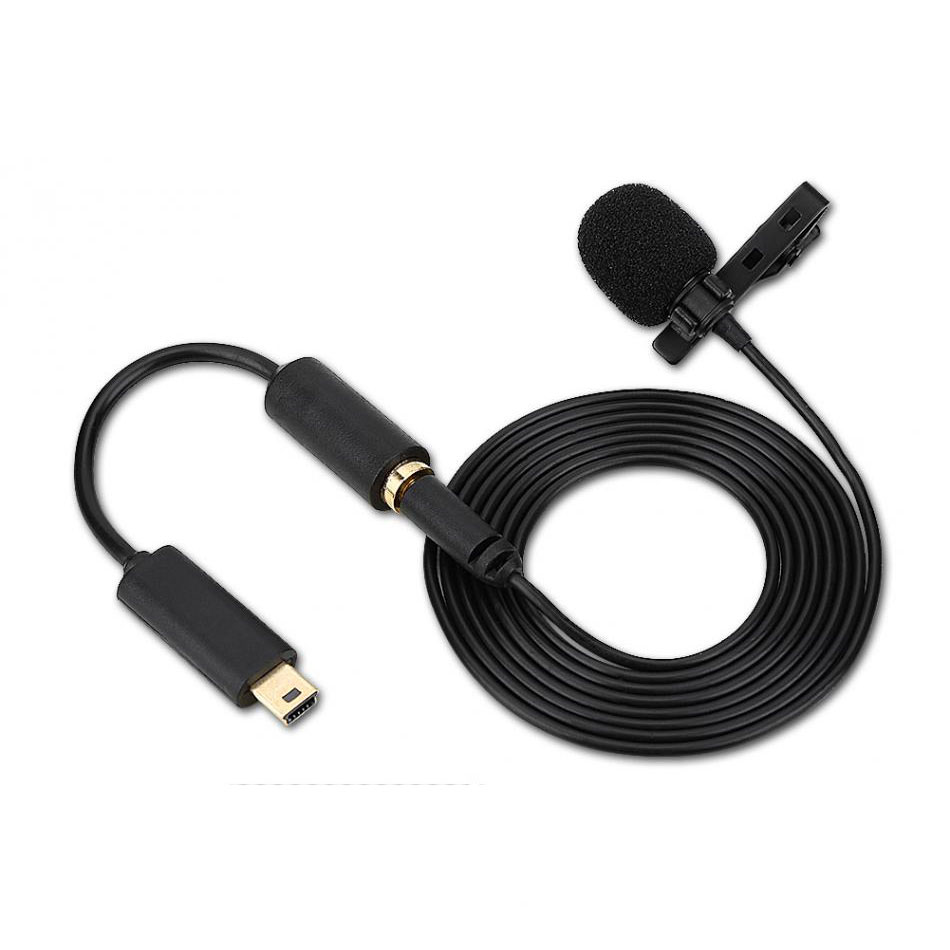 

Boya BY-LM20 3.5mm Mini USB Omni-directional Lapel Lavalier Microphone for GoPro Hero 4 3+ 2 Sports Camera Smartphone