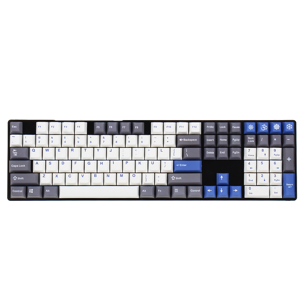 

110 Keys Siberian Keycap Set Cherry Profile PBT Five-sided Thermal Sublimation Keycaps for Mechanical Keyboard