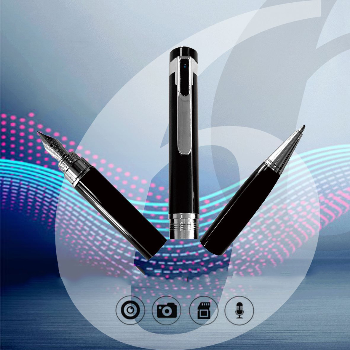 

W6 Camera Pen Audio And Video Recorder For Conference & Lecture HD 1080P
