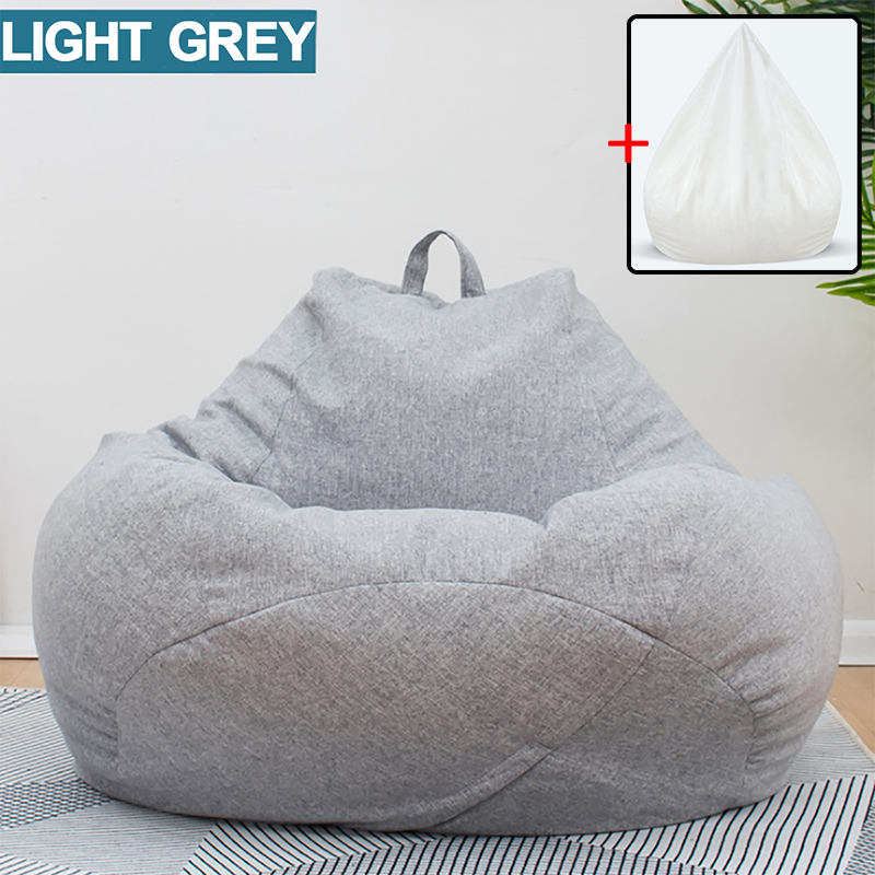 Extra Large Bean Bag Chair Lazy Sofa Cover Indoor Outdoor Game Seat BeanBag 5