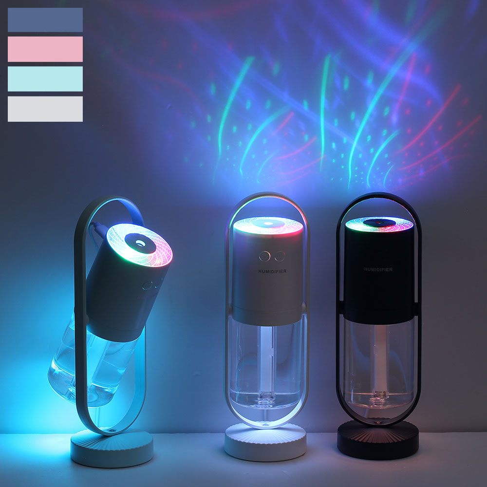 

200ML USB Air Anion Humidifier Colorful Light Diffuser