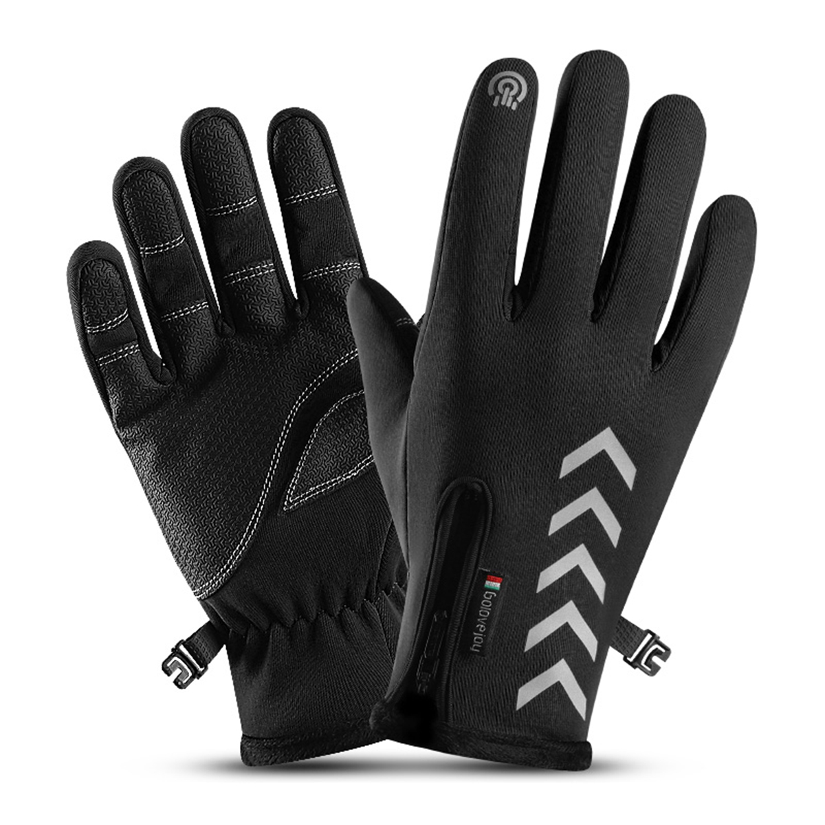

Touch Screen Reflective Winter Skiing Gloves Thermal Snowboard Driving Sport Mittens