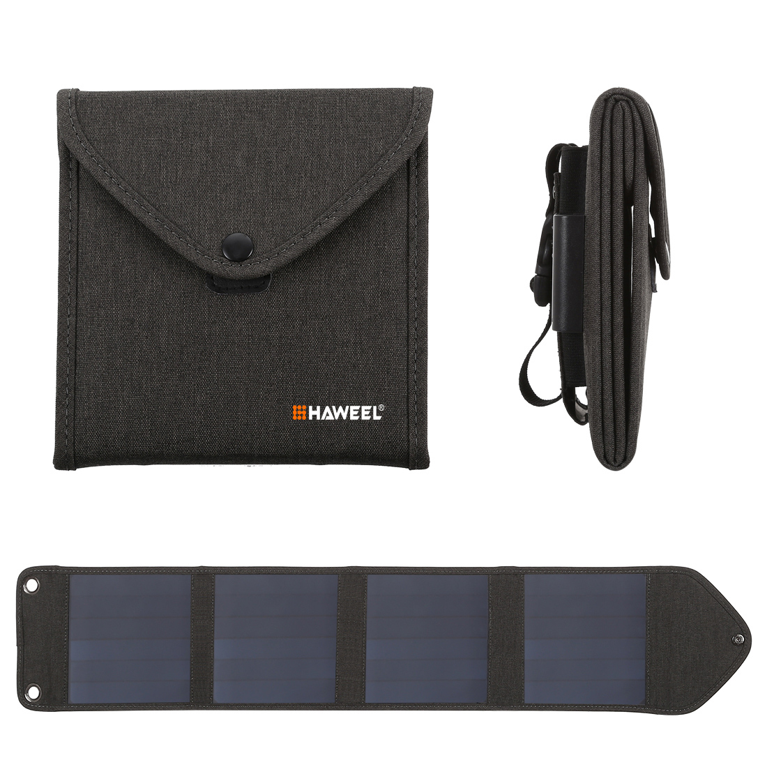

Haweel 14W Waterproof Outdoor Mini Portable Solar Folding Bag Panel