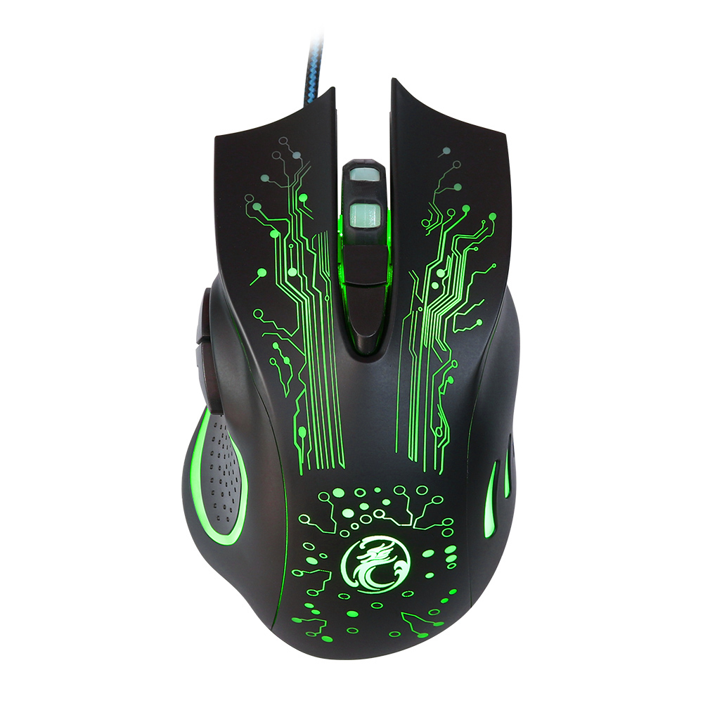 

IMICE X9 2400DPI Adjustable Colorful LED 6 Buttons USB Wired Optical Gaming Mouse for PC Laptop