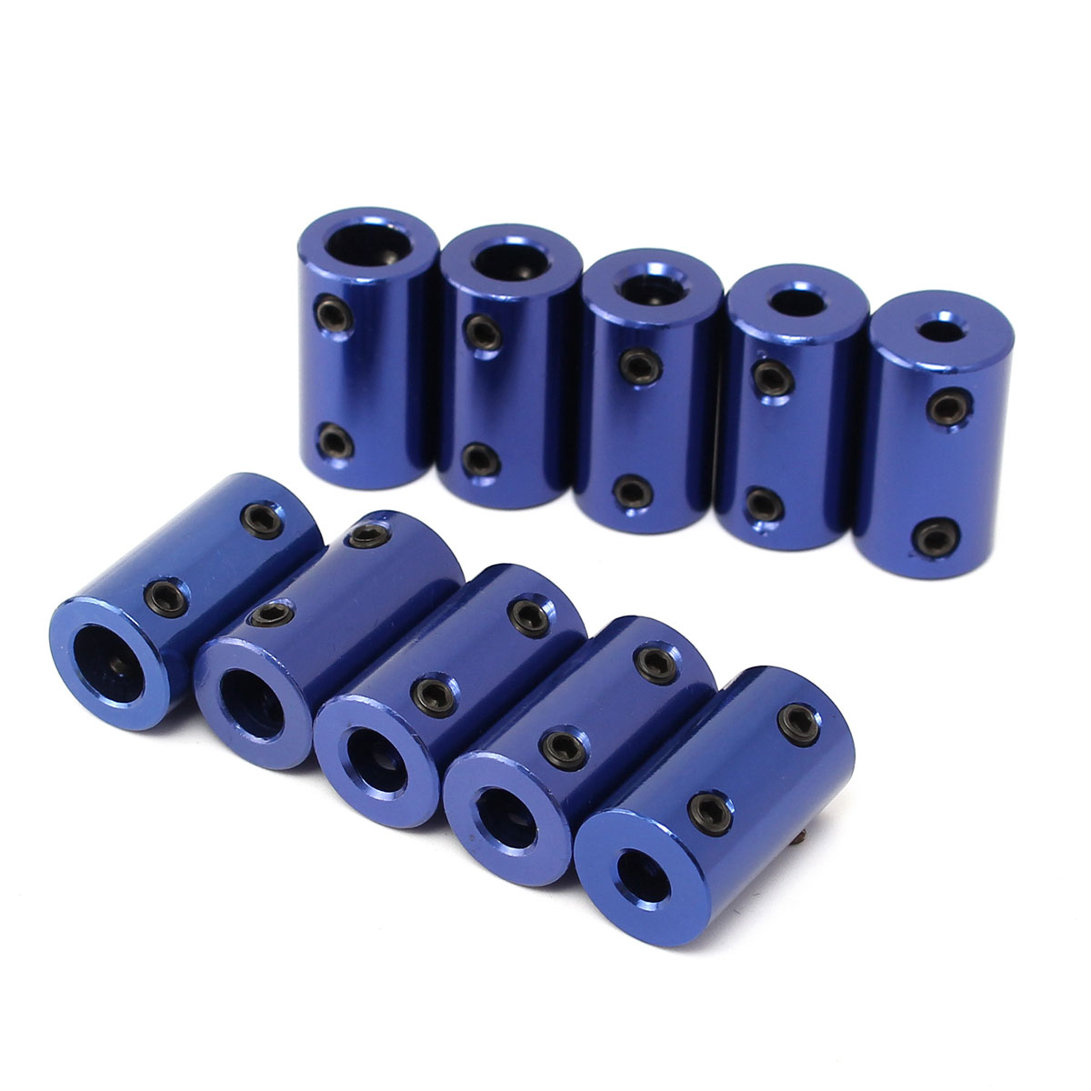 

10pcs 4/5/6/7/8mm Shaft Coupling Rigid Coupling Coupler Motor Connector With Spanner