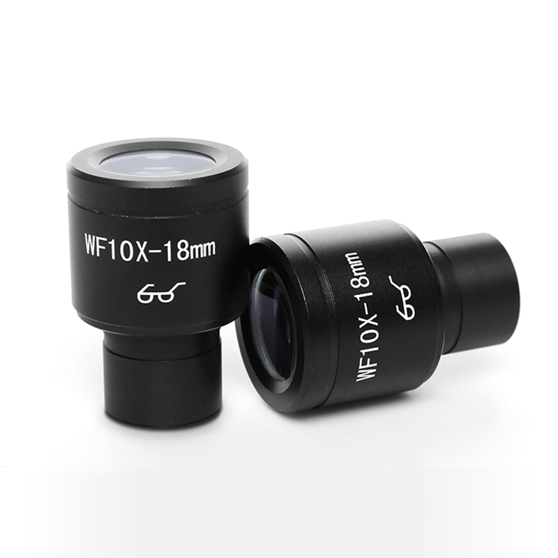 

2шт WF10X окуляр микроскопа с видом на поле Объектив для биологического микроскопа оптический Объектив окуляр с сеткой Шкала