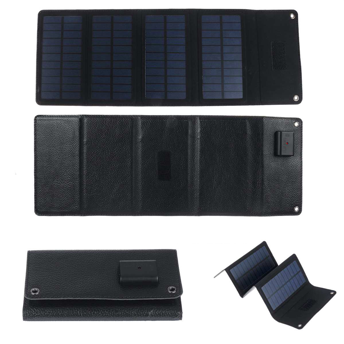

7W 5V Waterproof Foldable Solar Panel USB Battery Power Charger