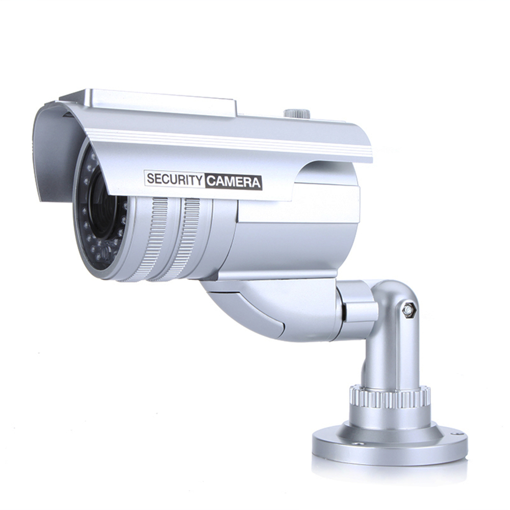

Bakeey Solar Powered Indoor Outoodr Dummy CCTV Simulation Security IP Camera with LED Flash Surveillance Seguridad