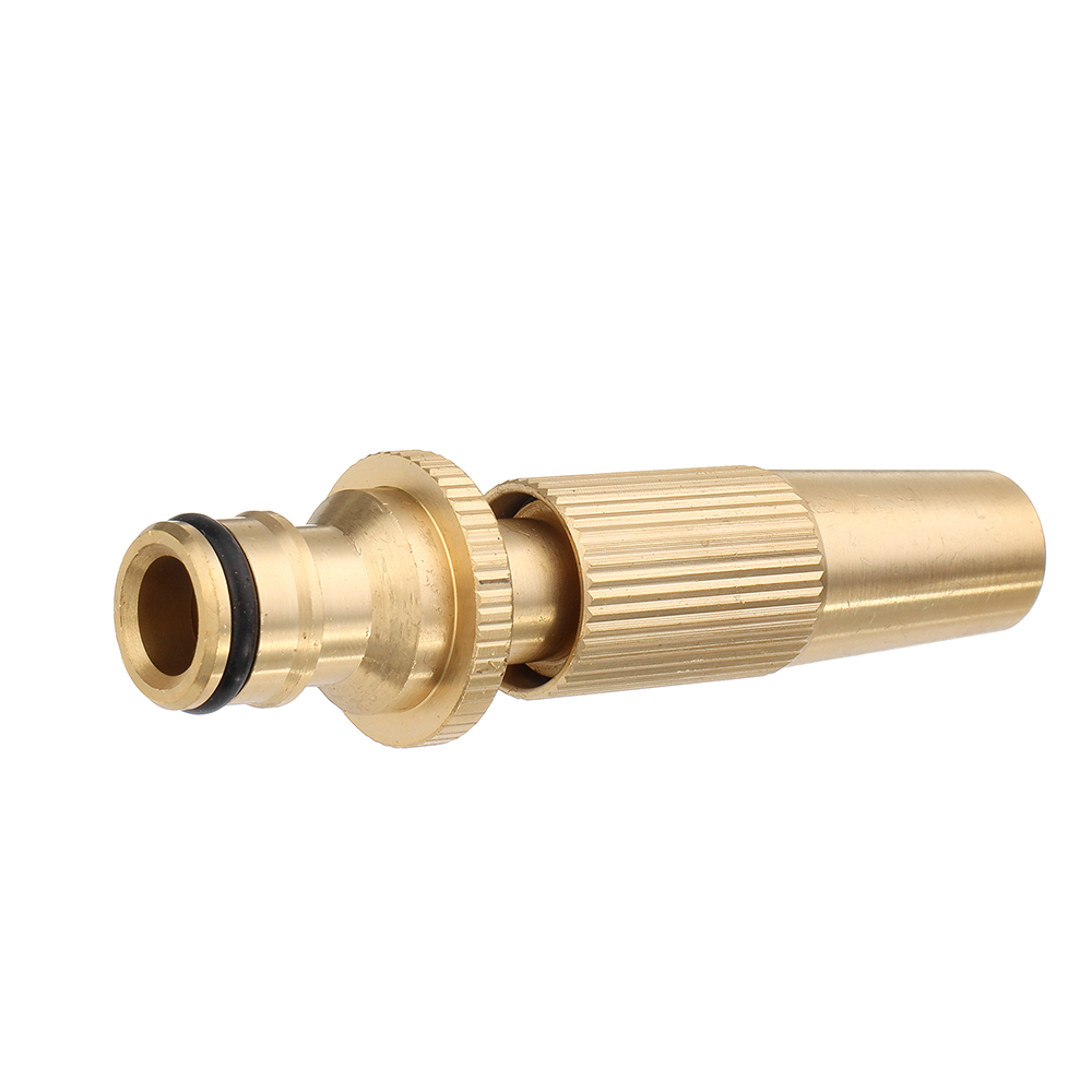 

1/2'' Universal Adjustable Copper Straight Nozzle Connector Garden Water Hose Repair Quick Connect Irrigation Pipe Fittings Car Wash Adapter