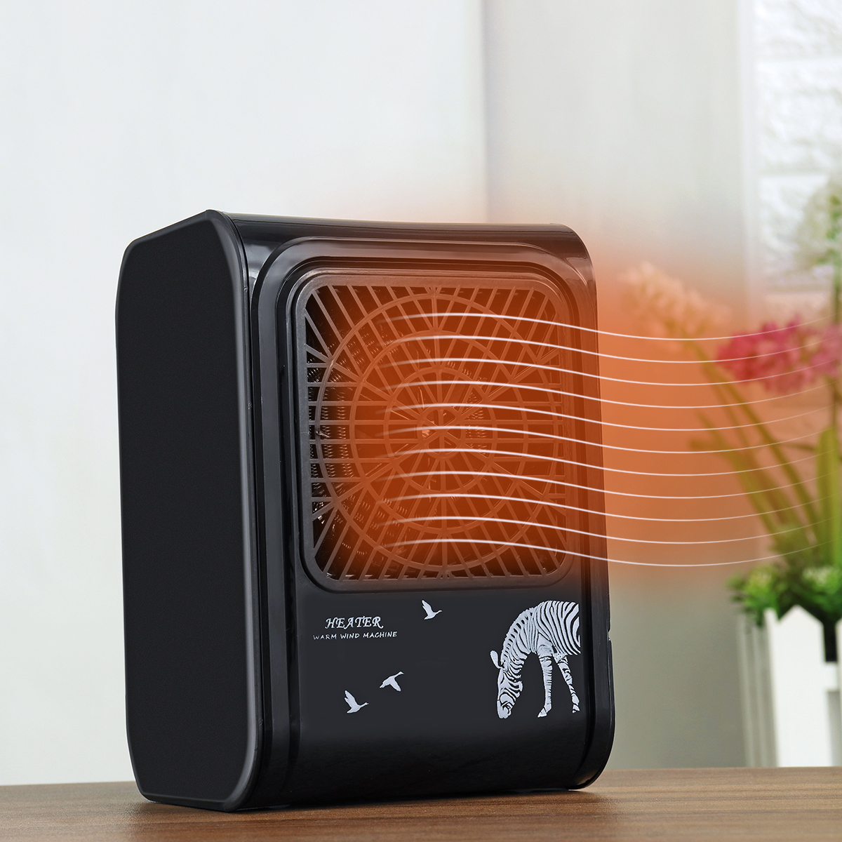 

110V/220V Portable Mini Electric Heater Fan Winter Home Office Desktop Warmer