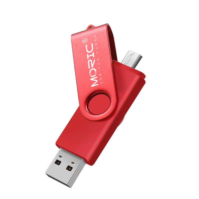

USB Flash Drive 32GB 64GB 128GB Metal Pen Drive Pendrive OTG External Storage Portable Micro USB Memory Stick Flash Drive for Smart Phone
