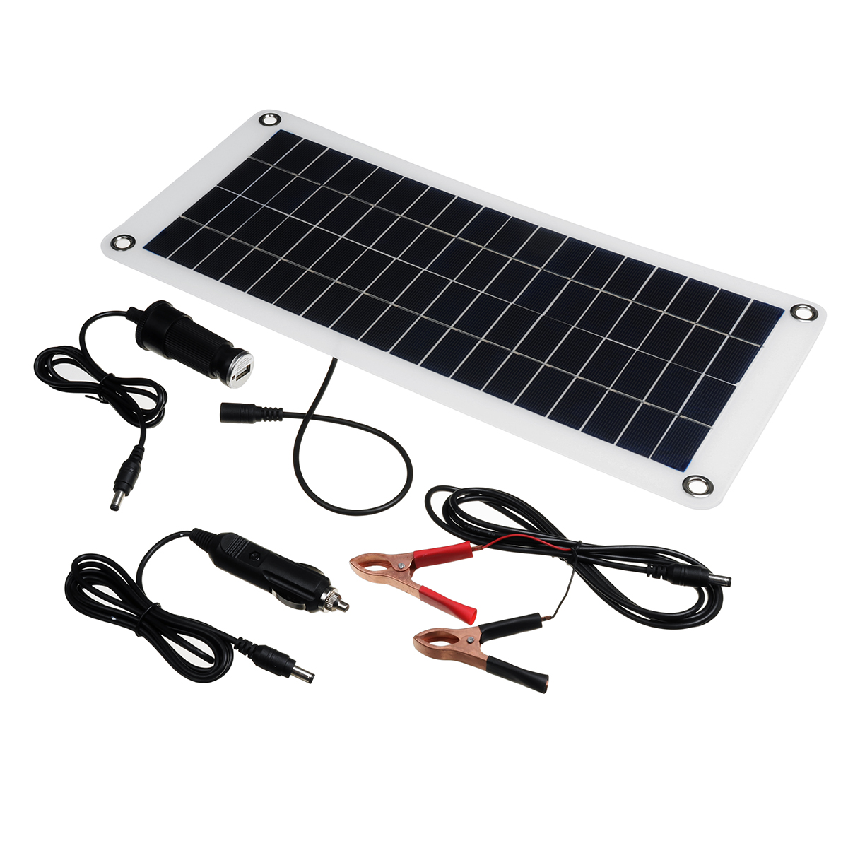 

12W 18V Polysilicon Home Solar Power Panel Kits Battery Charger Charging