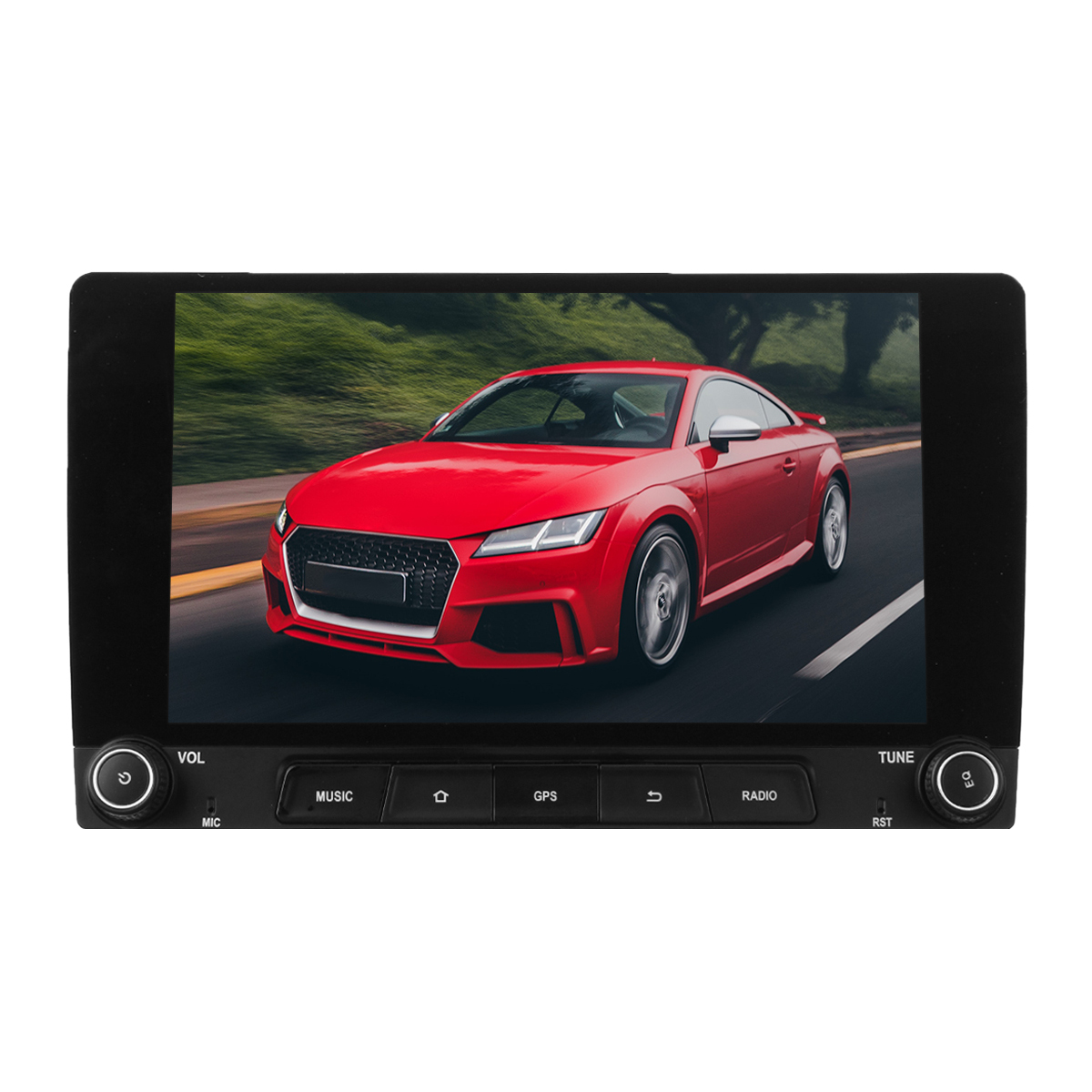 

10.1 Inch 2DIN for Android 8.1 Car Stereo Radio MP5 Player Quad Core 1+16G GPS WIFI FM with Dual Knob Support DVR Rear Camera