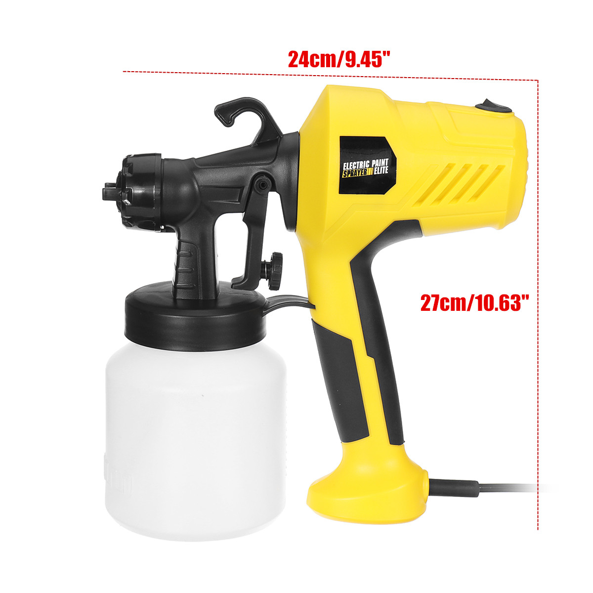 600W Electric Spray Paint Sprayer For Cars Wood Furniture Wall Woodworking 55