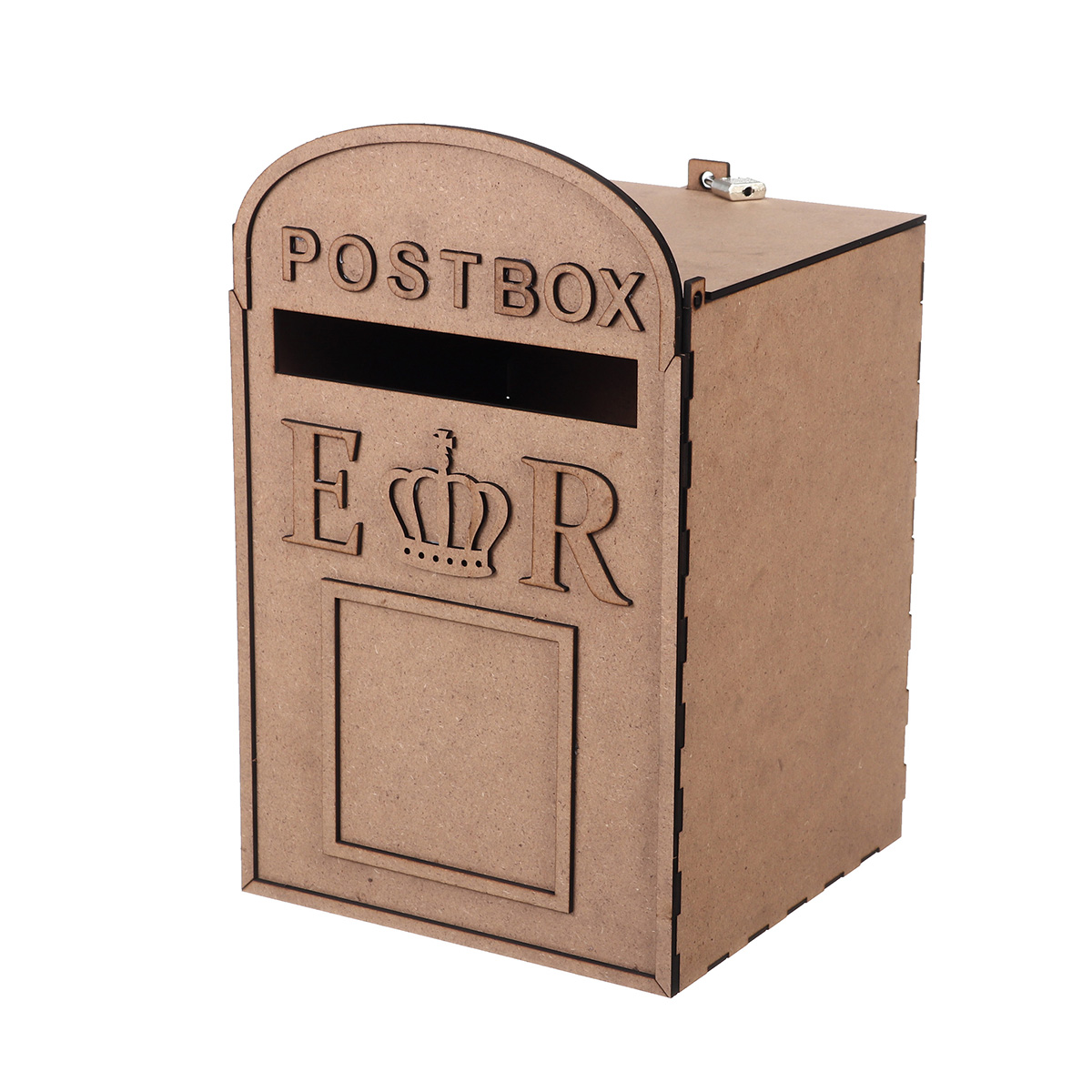

Large Wooden Wedding Card Post Mail Box Receiving Guest Decoration Mailbox Gift