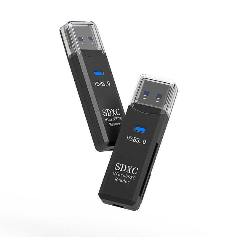 

ULT-BEST USB 3.0 Multi-function Card Reader TF SD Card Reader 2 in 1 Portable Card Adapter