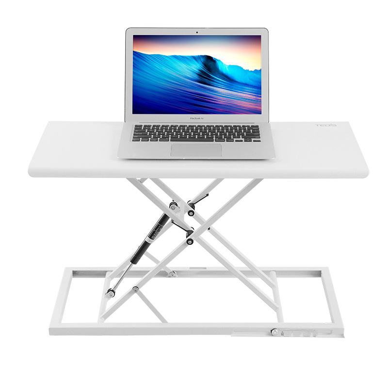 

TED'S 053C Foldable Laptop Desk Computer Table Adjustable Height Lift Sit-Stand Dual Use Laptop Desk Bed Table