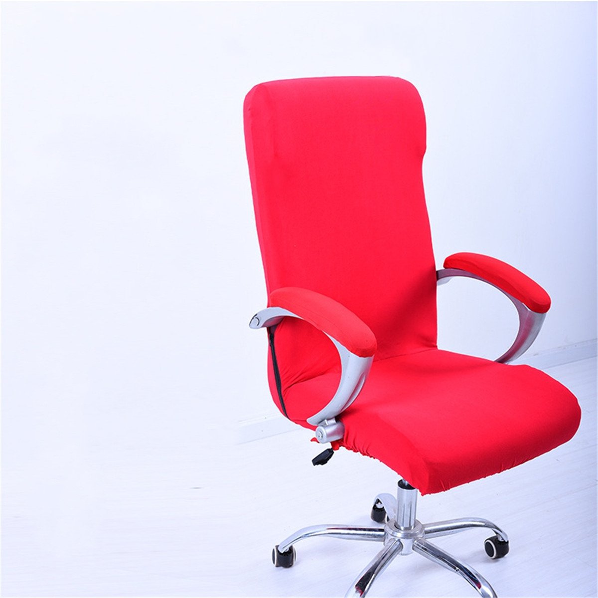 Spandex Office Computer Chair Covers Stretchable Rotate Swivel Chair Seat for Office Home 4