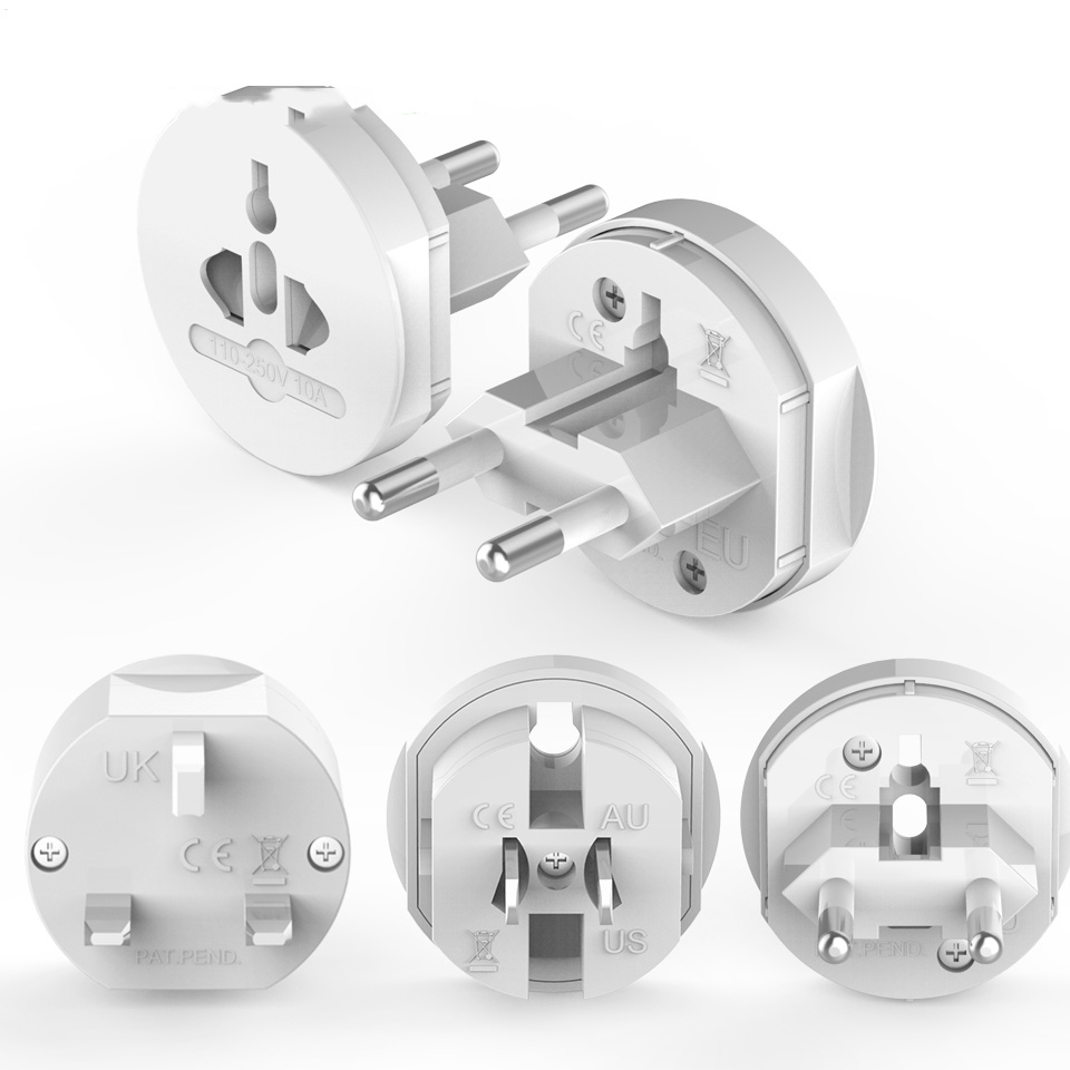 Find US/ UK/ EU/ AU All in One Universal Plug Adapter Socket Converter Power Outlet for Home and Travel for Sale on Gipsybee.com with cryptocurrencies