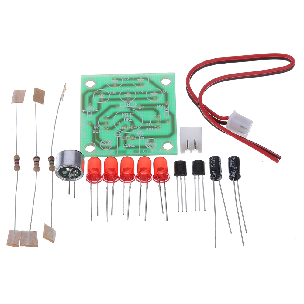 5pcs DIY Kit Clap Switch Suite Sound Sensor DIY Electronic Production 4.5-5V