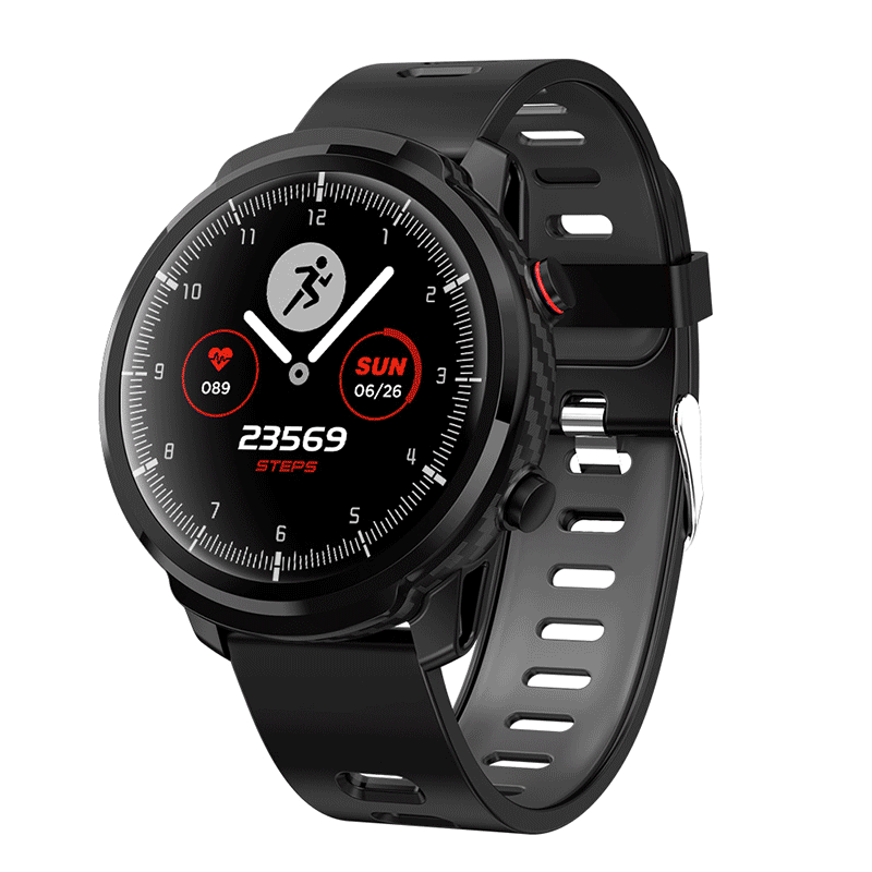 

Bakeey L3S Full Touch Heart Rate Blood Pressure Monitor Multi-sport Modes IP68 Waterproof Smart Watch